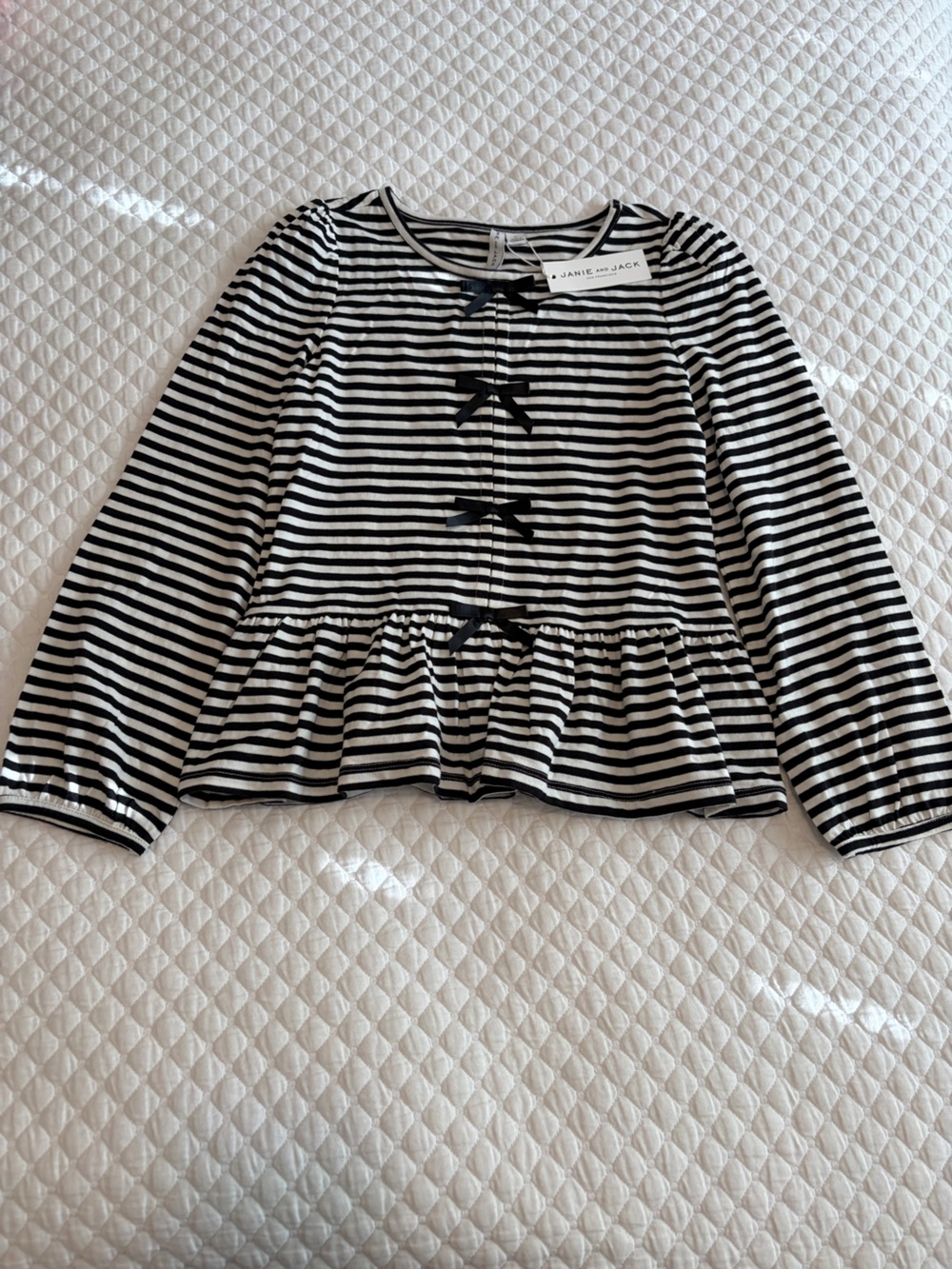 NWT Janie and Jack top for girls size 12